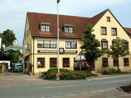 Brauerei Gasthof Kraus Hirschaid Exterior photo
