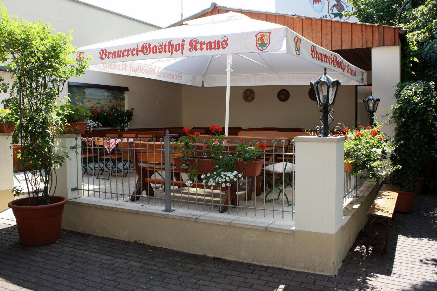 Brauerei Gasthof Kraus Hirschaid Exterior photo